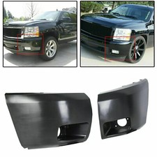 Tampas de extremidade de para-choque para 07-13 Chevrolet Silverado 1500 conjunto de 2 dianteiras preparadas, usado comprar usado  Enviando para Brazil