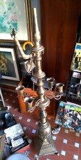 Lampada ottone candelabro usato  Italia