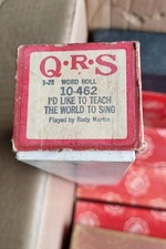 Pianola wordroll qrs for sale  MIDDLEWICH