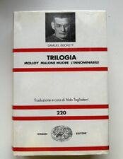 Samuel beckett trilogia usato  Roma