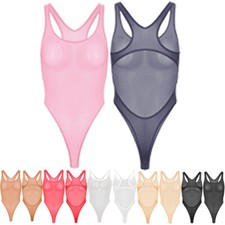 Damen Sexy Babydolls Dessous Einteiler Bodys Sheer Transparenter Nachtwäsche comprar usado  Enviando para Brazil