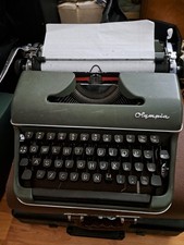 Olympia portable typewriter for sale  HODDESDON