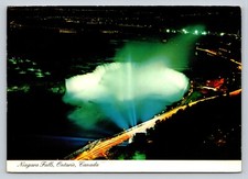 Usado, Cartão postal vintage 0271 c1982 Amazing Night View of Niagara Falls Ontario 4x6" comprar usado  Enviando para Brazil