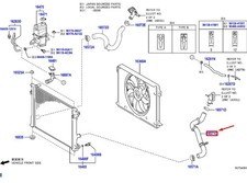 Tuyau radiateur toyota d'occasion  Berre-l'Étang