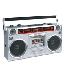 Rádio cassete retrô RIPTUNES estéreo Boombox AM/FM SW1/SW2 Bluetooth USB microSD comprar usado  Enviando para Brazil
