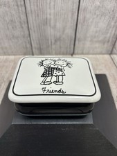 Usado, 'Friends Hugs caixa de bugigangas Enesco preto branco 4" tampa crianças da luz interna comprar usado  Enviando para Brazil