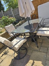 Dining set glass for sale  BIRMINGHAM