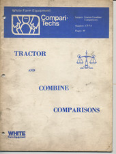 1977 -Fazenda Branca- Comparações de Combinações de Tratores Manual de Serviço de Operadores de Trator comprar usado  Enviando para Brazil
