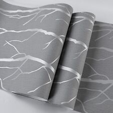 Grey silver damask for sale  WORCESTER
