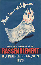 Affiche rpf sauver d'occasion  Chauffailles