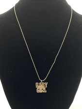 Colar pingente de prata esterlina com miçangas "bebê menina" 20" 7,1 g, usado comprar usado Colar pingente de prata esterlina com miçangas "bebê menina" 20" 7,1 g, usado comprar usado  Enviando para Brazil