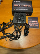 Fonte de alimentação de ventilador EVGA 500 W BQ 80+ bronze 500W semi modular FDB SOMENTE PEÇAS comprar usado  Enviando para Brazil
