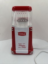 Máquina de ar quente logotipo rabo de peixe máquina de fazer pipoca retrô Coca-Cola por Nostalgia comprar usado  Enviando para Brazil