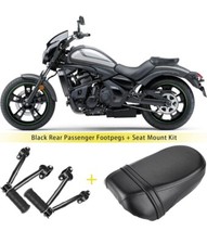 Assento de passageiro traseiro de couro sintético preto e pinos de aço de liga pesada K..., usado comprar usado Assento de passageiro traseiro de couro sintético preto e pinos de aço de liga pesada K..., usado comprar usado  Enviando para Brazil