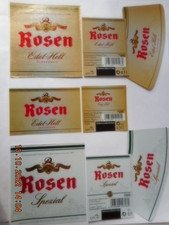 Bieretiketten brauerei rosen gebraucht kaufen  Grünhufe,-Lüdershagen