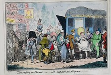 Caricature. cruickshank. trave for sale  LONDON