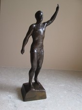 Vintage bronze figure for sale  DAVENTRY