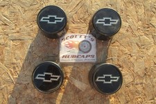 1990-94 CHEVY S10 CAMINHÃO, TAMPAS DE CENTRO DE RODA BLAZER ~NOS~ CONJUNTO DE 4 PRETO 15613325 comprar usado  Enviando para Brazil