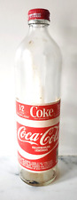 Usado, Garrafa de Coca-Cola LÍNGUA SUÉCIA ETIQUETA PAPEL VERMELHO/BRANCO 1/2 LITRO VAZIA RARA comprar usado  Enviando para Brazil