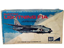 MPC Electric Lightning F1A Fighter kit modelo escala 1/72 7009-70 vintage RAF comprar usado  Enviando para Brazil