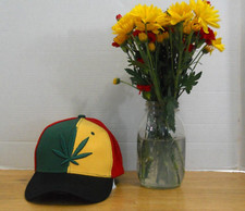 Boné de beisebol Marijuana Bob Marley verde amarelo vermelho alça ajustável comprar usado  Enviando para Brazil
