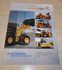 Usado, Carregadeira de rodas Hyundai equipamento de construção de rolos rodoviários folheto Coreia Prospekt comprar usado  Enviando para Brazil