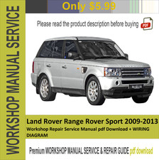 Land Rover Range Rover Sport 2009-2013 oficina manual de serviço de reparo pdf download comprar usado  Enviando para Brazil