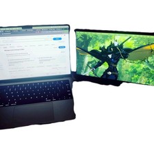 Extensor de monitor portátil S1 14" tela 1080P FHD preto usado comprar usado  Enviando para Brazil