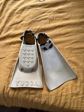 Barbatanas Yucca XL cinza camuflado acolchoado bodysurf bodyboard ótima borracha comprar usado  Enviando para Brazil