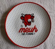 Assiette publicitaire vache d'occasion  Abbeville