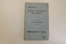 Gwr book. police for sale  STOURPORT-ON-SEVERN