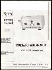 Generator operator instruction for sale  Addison
