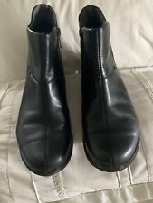 Womens black leather for sale  SWANSEA