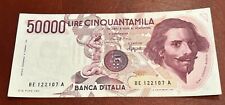 Banconota 50000 lire usato  Genova