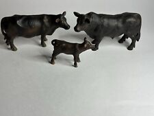 Usado, Schleich Aberdeen Black Angus Cattle Family- 13269 Cow 13270 Bezerro 13282 Bull HTF comprar usado  Enviando para Brazil