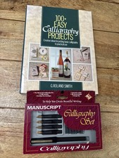 Manuscript calligraphy set for sale  RUGBY