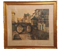 Ancienne tableau aquarelle d'occasion  Rouillac