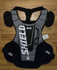 Protetor de peito STX Lacrosse Shield 200 grande cinza preto comprar usado  Enviando para Brazil