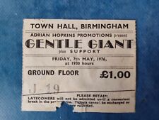 Gentle giant ticket usato  Roma