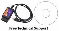 Cabo OBDII diagnóstico FIAT USB modificado ELM 327 funciona com MultiEcuScan V5.2 comprar usado  Enviando para Brazil