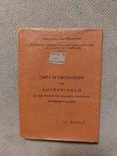 Libretto carta licenza usato  Savignano sul Panaro