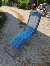 Sedia sdraio blu usato  Ardea