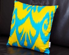 Ikat seidenkissen kissenbezug gebraucht kaufen  Malsch