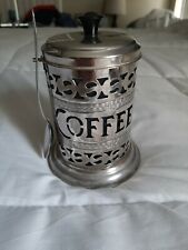 Silver tone canister for sale  Coral Springs