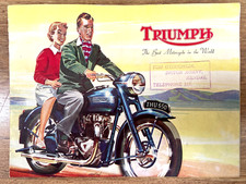 Triumph motorcycles 1954 for sale  YORK