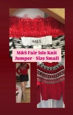 Fair isle knit for sale  LONDON