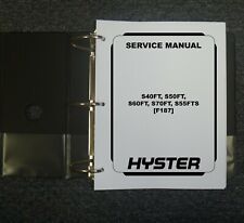 Hyster F187 S40FT S50FT S60FT empilhadeira a gás caminhão loja manual de serviço de reparo comprar usado  Enviando para Brazil