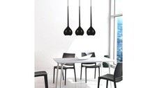 Używany, Stylowa lampa sufitowa ARON do salonu, szklane klosze na E27 K-JSL-6218/5 CHR Ka na sprzedaż  PL