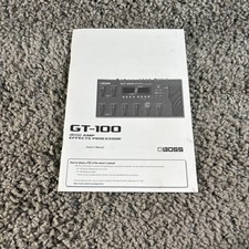 Boss 100 manual for sale  BRIGHTON