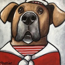 Tableau portrait chien d'occasion  Saint-Erme-Outre-et-Ramecourt
